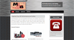 Desktop Screenshot of mbrvproducts.com