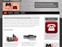 Tablet Screenshot of mbrvproducts.com